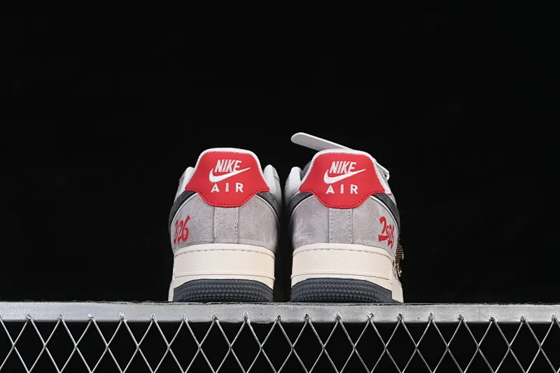 All categories Nk Air Force 1 Air Force series Nk Air Force 1 Low Air Force low-top Nike Air Force 1'07 Low Year of the Horse limited edition Gray-red texture Air Force 1 low-top casual sneakers HT5088-628